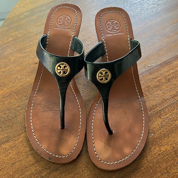 Tory Burch Cameron Wedge Sandals - Picture 3 of 6